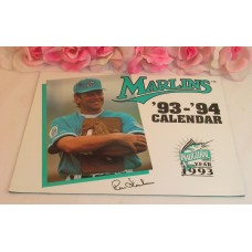 MLB Florida Marlins Official Calendar 1993 Inaugural Year 81/2" x 11" (Closed)